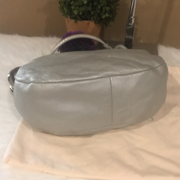 🎉HP 🎉 💖 Jimmy Choo Grained Leather Shoulder Bag - Picture 10 of 15